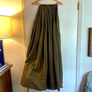 Mer-Sea olive green maxi dress